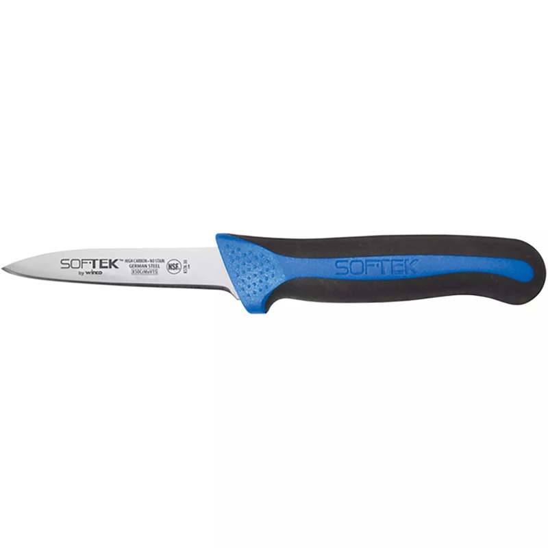 Winco Sof-Tek 3 1/4 Paring Knife, 2-Pieces/Pack