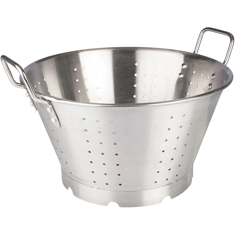 Winco Stainless Steel Colander With Handles And Base