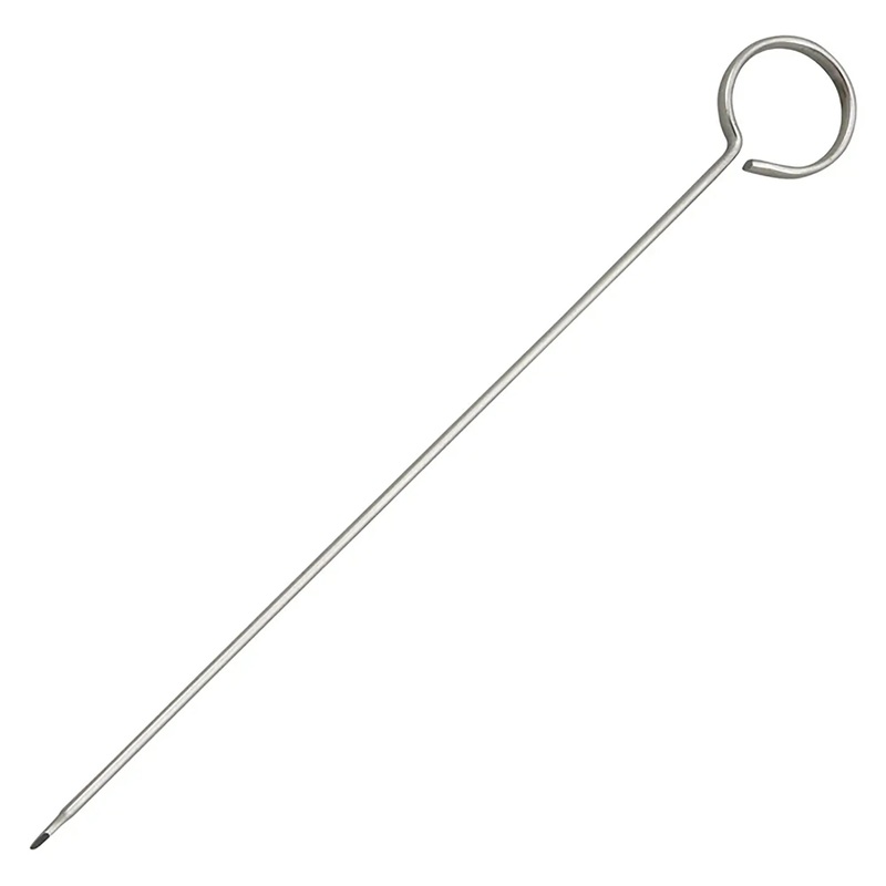 Winco Stainless Steel Oval Skewers (Pack of 12) - Various Sizes