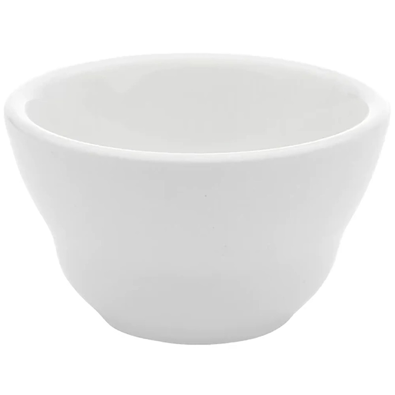 Browne PALM 4" White Porcelain Bouillon Bowl (Pack of 12) - 7 Oz Capacity