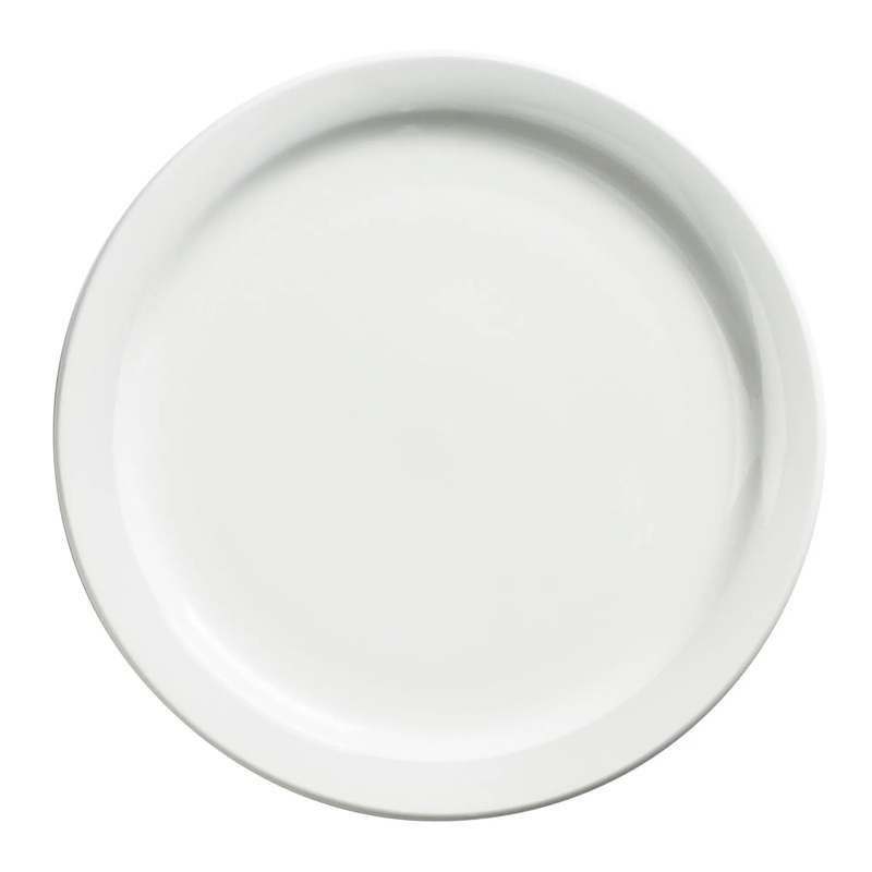 Browne PALM White Porcelain Side Plate (Pack of 12) - Various Sizes