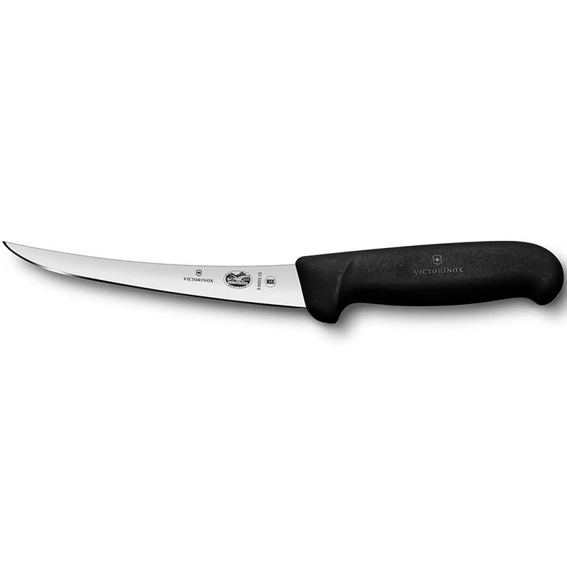 Victorinox 5.6603.15X3 Fibrox 6" Semi-Stiff Curved Boning Knife