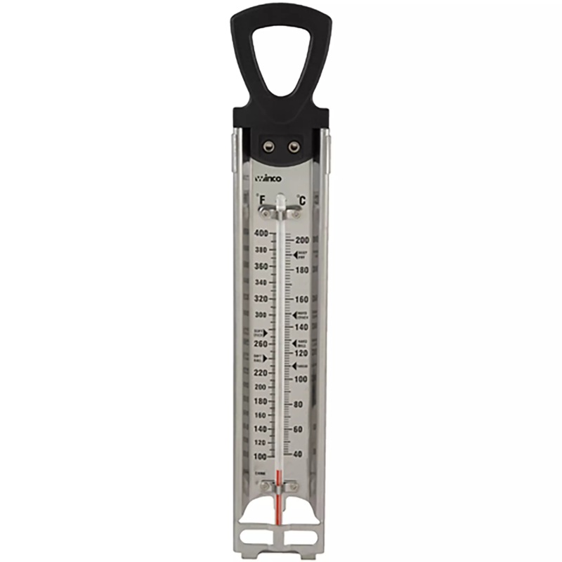 Winco Candy/Deep Fryer Thermometer, Top Hanging