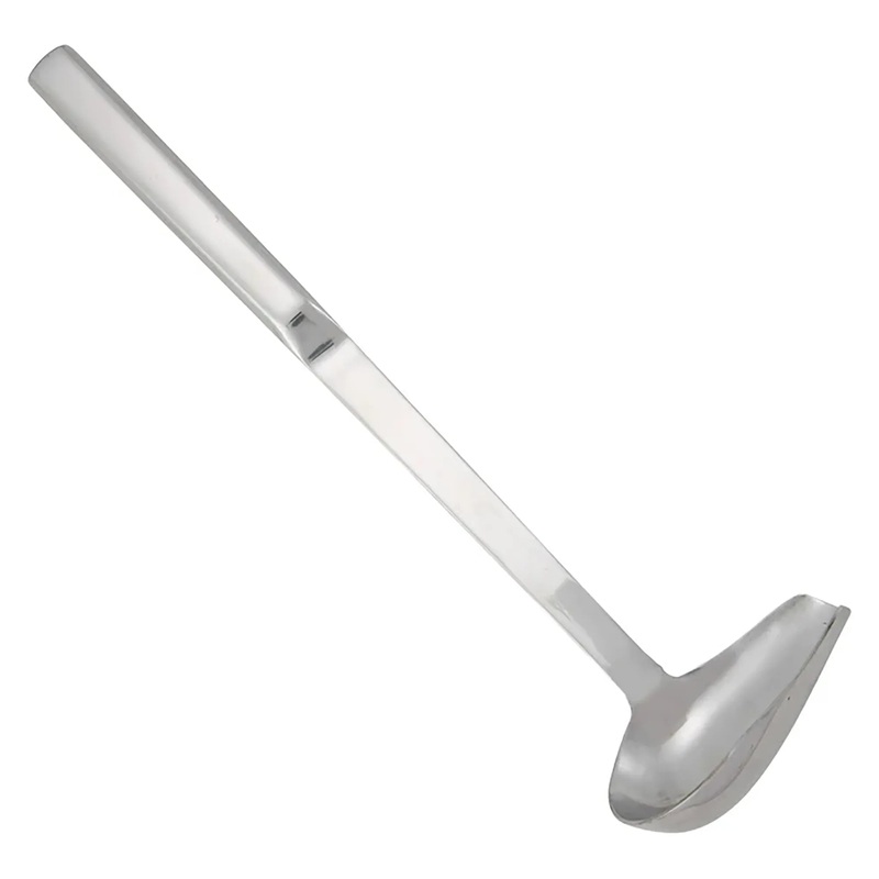 Winco Stainless Steel 1 Oz Spout Ladle with Hollow Handle