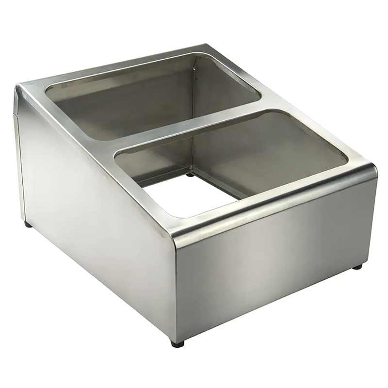 Winco Stainless Steel Condiment Packet Holder (Fits Steam Table Pans)