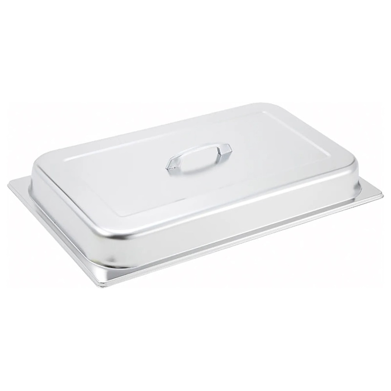 Winco Stainless Steel Dome Cover with Center Handle