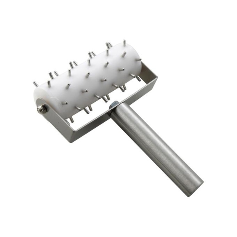 Winco Stainless Steel Dough Roller Docker - 5" Wide