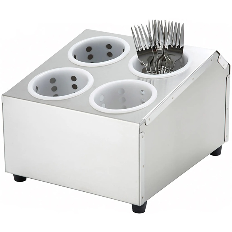 Winco Stainless Steel Flatware Cylinder Holder - Various Sizes