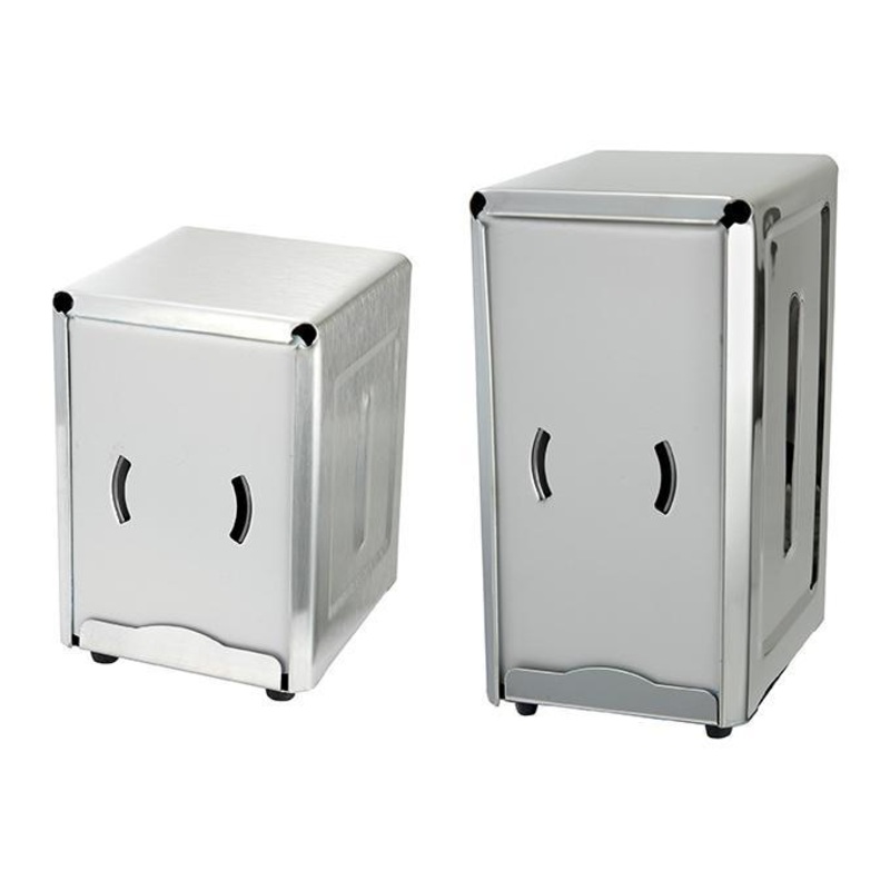 Winco Stainless Steel Napkin Dispenser - Various Sizes