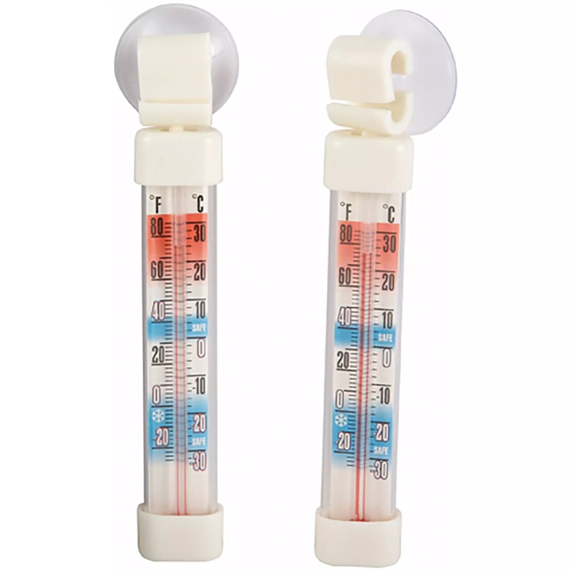 Winco Suction Cup Refrigerator/Freezer Thermometer (Pack of 2)