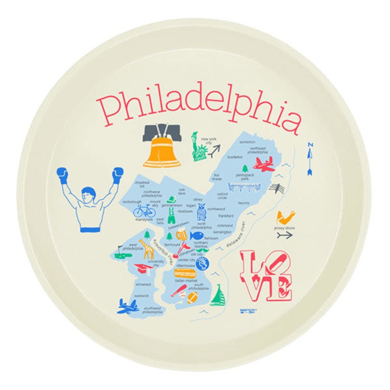 Maptote Philadelphia Round Tray