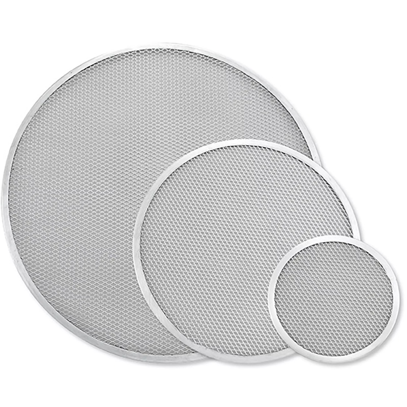 Winco Aluminum Seamless Pizza Screens - Various Sizes