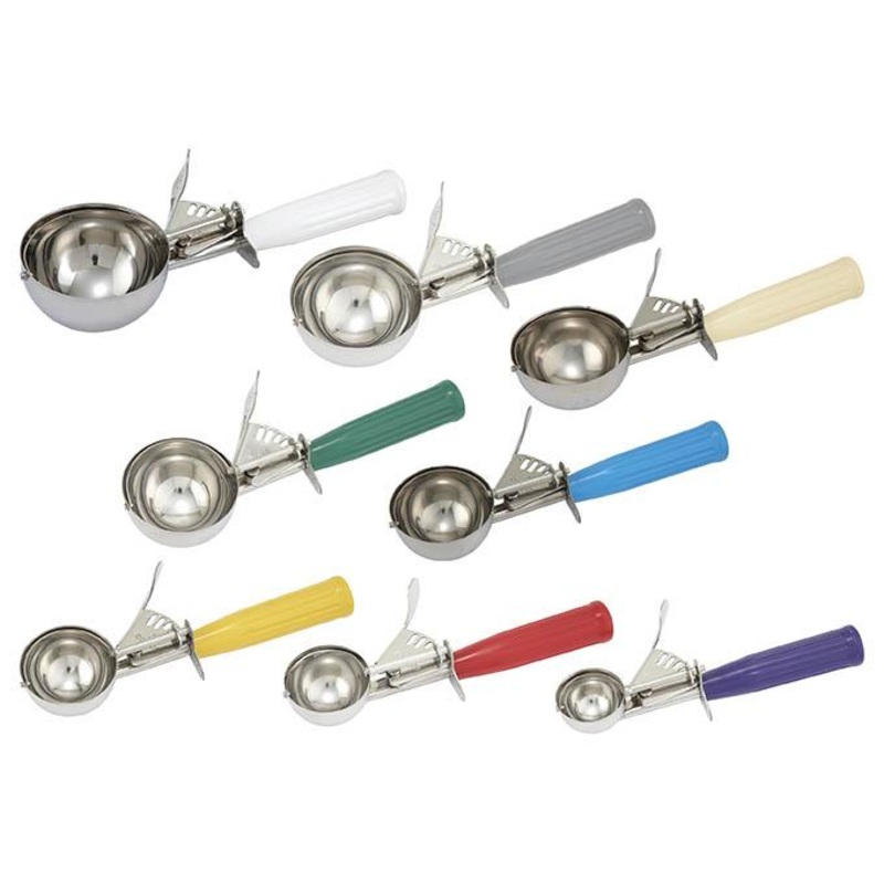 Winco Ice Cream Disher With Plastic Handle - Various Sizes
