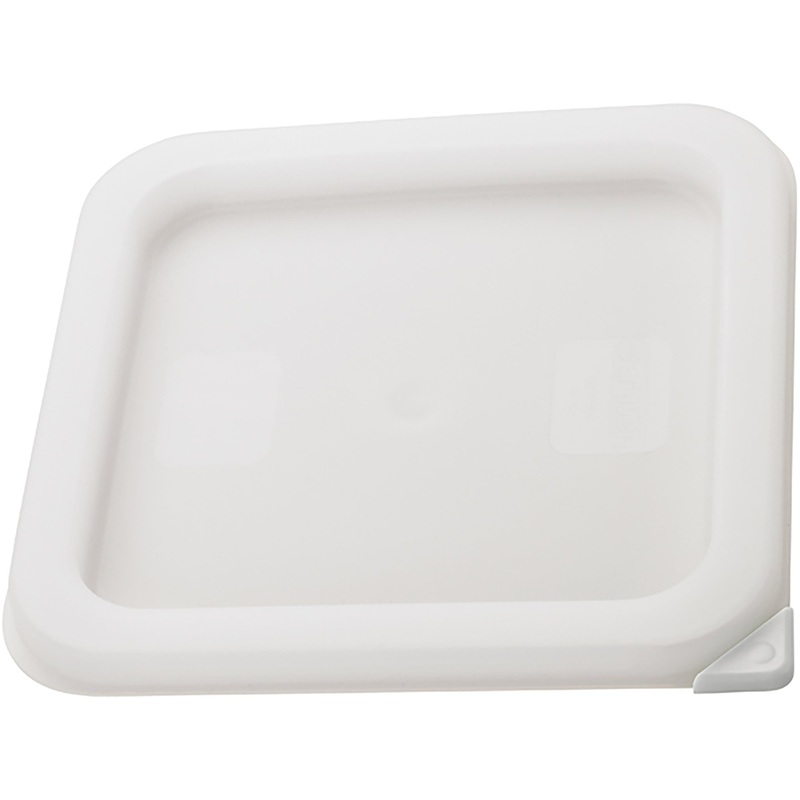 Winco PECC Series White Cover For Square Storage Container - Various Sizes