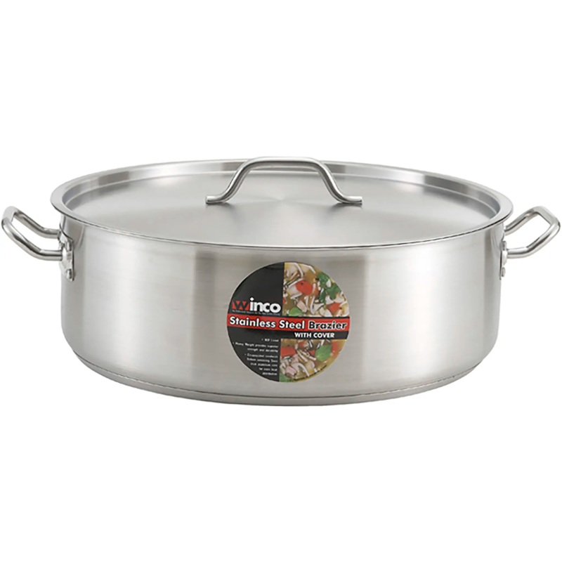 Winco Stainless Steel Brazier - Various Sizes