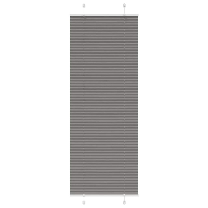 Store pliss anthracite 70x200 cm largeur du tissu 69,4 cm
