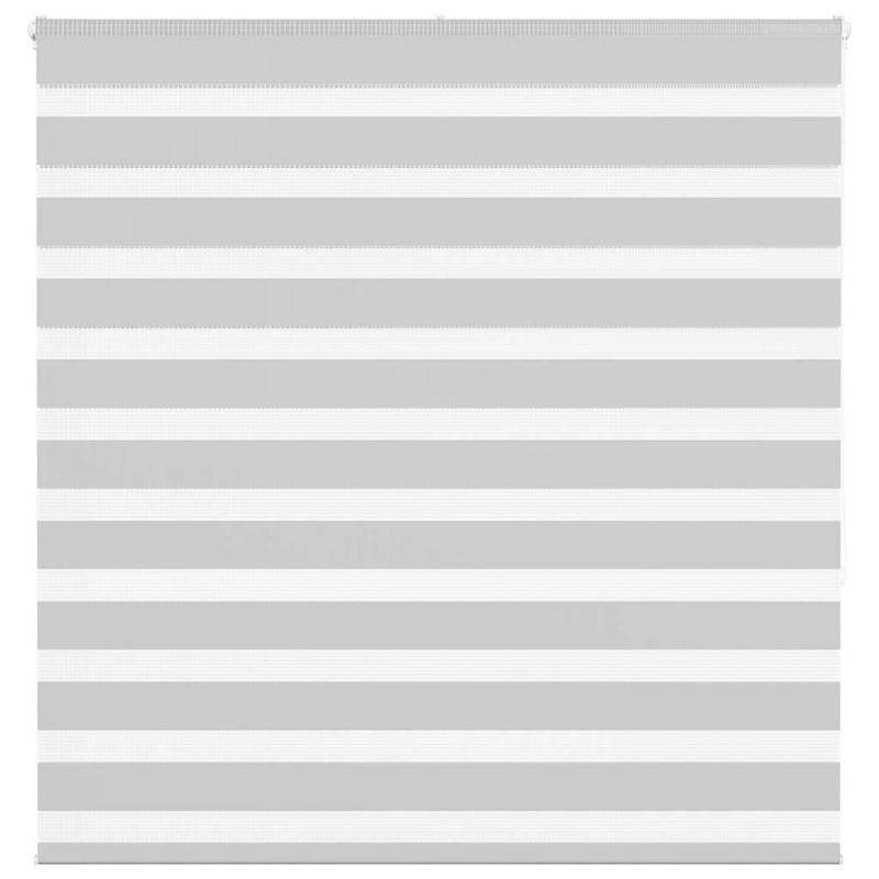 Store zbre gris clair largeur du tissu 145,9 cm polyester