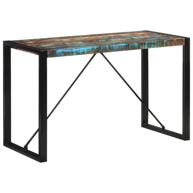 Table  manger 120x55x76 cm bois massif de rcupration